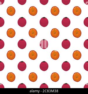 Illustration on theme big colored seamless grape, bright berry pattern for seal. Berry pattern consisting of beautiful seamless repeat grape. Simple c Stock Vector