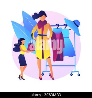 Personal stylist vector concept metaphor Stock Vector