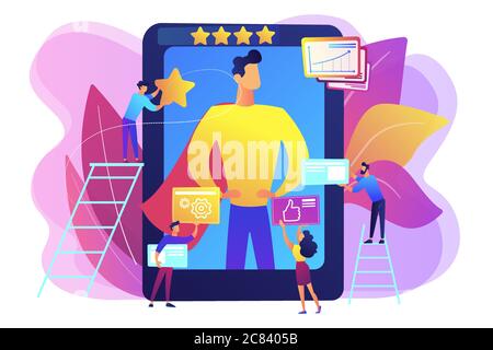 Impression management concept vector illustration Stock Vector