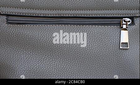Full frame leather bag Stock Photo