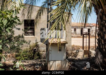 electric meter box Stock Photo