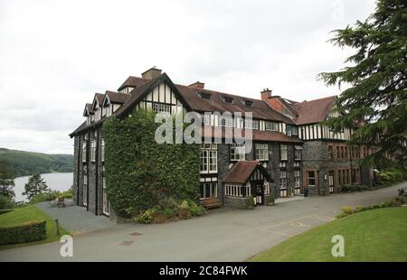The Lake Vyrnwy hotel and spa, Powys, Wales, UK. Stock Photo