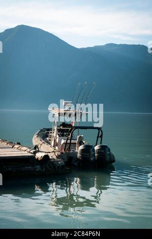 Orford Bay in the Bute Inlet, British Columbia, Canada. Stock Photo