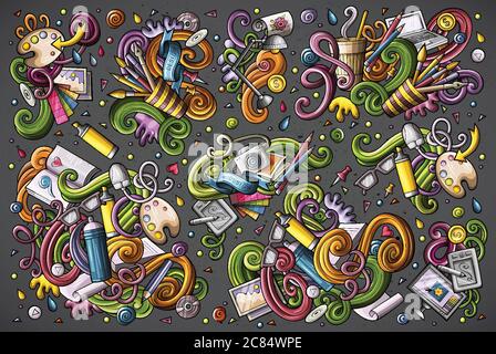 Vector set of design combinations of objects and elements Stock Vector ...