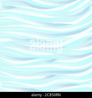 Abstract background with sea waves. Modern art. Square composition Stock Vector