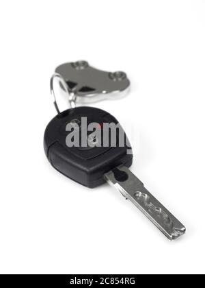 Car keys isolated on white Stock Photo