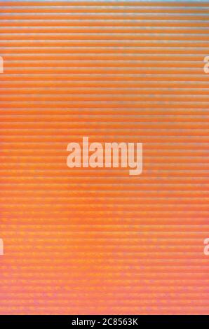Orange pink colored abstract background with pattern stripes and gradient. Stock Photo