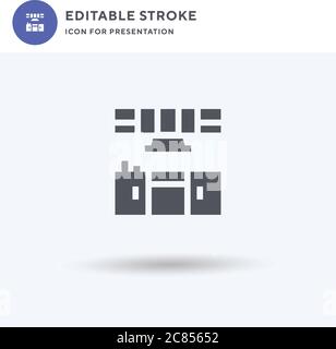 Cooking icon vector, filled flat sign, solid pictogram isolated on white, logo illustration. Cooking icon for presentation. Stock Vector