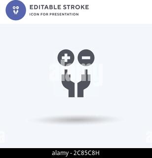 Wires icon vector, filled flat sign, solid pictogram isolated on white, logo illustration. Wires icon for presentation. Stock Vector