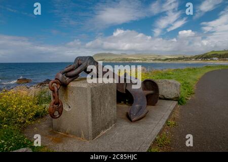 Lendalfoot West Of Scotland Coast Line Stock Photo