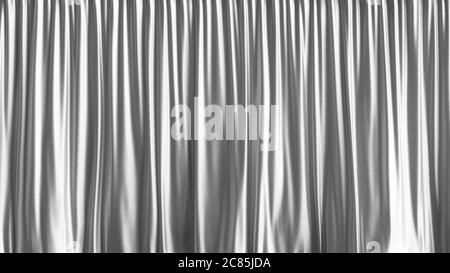 Premium Photo  Silver satin fabric texture A wavy folded silk surface  background with copy space super detailed