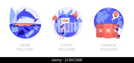 World contamination vector concept metaphors Stock Vector