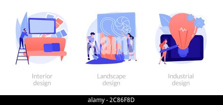 Design services vector concept metaphors. Stock Vector