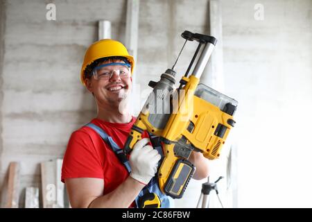 Man in special uniform Stock Photo