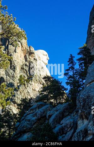 Mount Rushmore in South Dakota Stock Photo