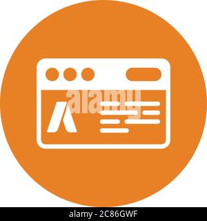 Ad Campaign icon. Beautiful design and fully editable vector for commercial, print media, web or any type of design projects. Stock Vector