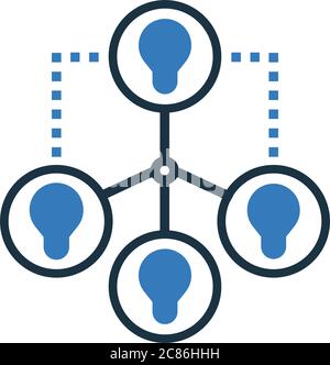 SEO backlink icon. Beautiful design and fully editable vector for commercial, print media, web or any type of design projects. Stock Vector