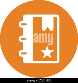 Bookmark icon. Beautiful design and fully editable vector for commercial, print media, web or any type of design projects. Stock Vector