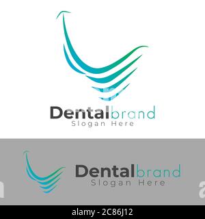 Dentist dental logo icon vector template Stock Vector