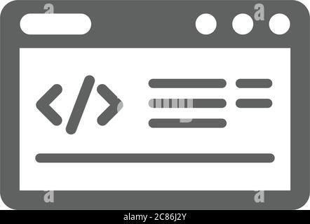 Code optimization, coding icon. Beautiful design and fully editable vector for commercial, print media, web or any type of design projects. Stock Vector
