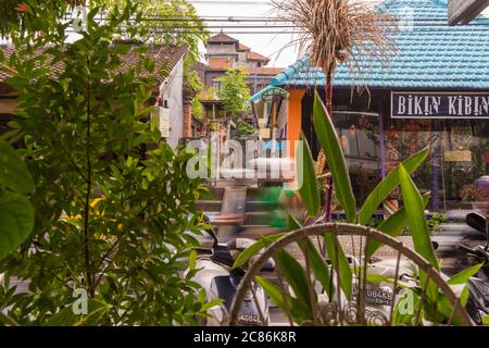 Streets of Ubud Stock Photo