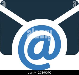 Email Marketing icon. Use for commercial, print media, web or any type of design projects. Stock Vector