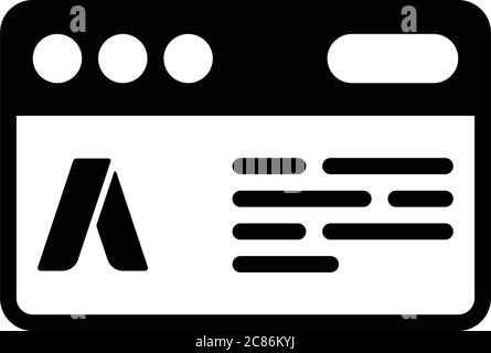Ad Campaign icon. Beautiful design and fully editable vector for commercial, print media, web or any type of design projects. Stock Vector