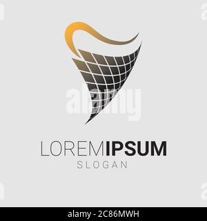 Dentist dental logo icon vector template Stock Vector