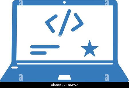Coder, Custom Coding icon. Use for commercial, print media, web or any type of design projects. Stock Vector