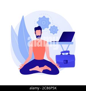 Stress reduction and relieving activity vector concept metaphor Stock Vector