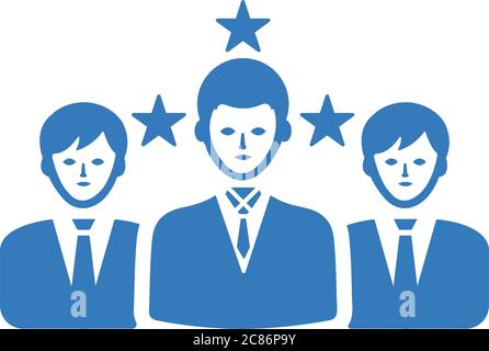 Customer testimonial, rating icon. Use for commercial, print media, web or any type of design projects. Stock Vector