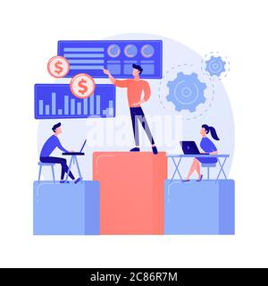 Business meeting vector concept metaphor Stock Vector