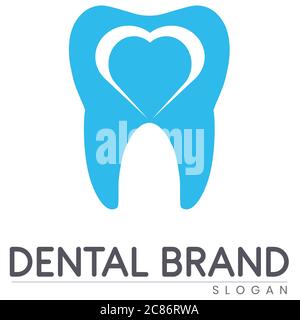 Dentist dental logo icon vector template Stock Vector