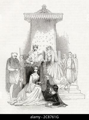 Illustration, Hamlet, by William Shakespeare