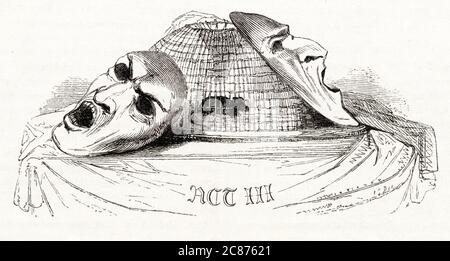 Illustration, Hamlet, by William Shakespeare