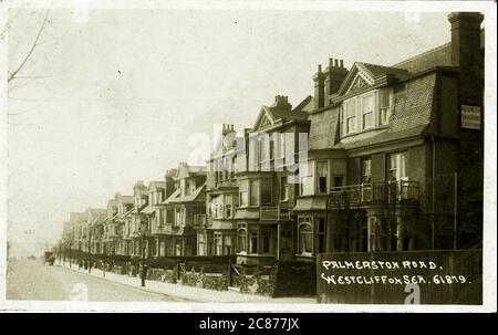 Palmerston Road, Westcliffe-on-Sea, Southend-on-Sea, Essex, England. Stock Photo