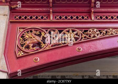 A typical view in London Stock Photo