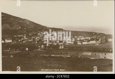 View From West, Helmsdale, Sutherland, Scotland. Stock Photo