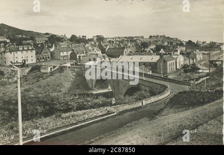 View From West, Helmsdale, Sutherland, Scotland. Stock Photo