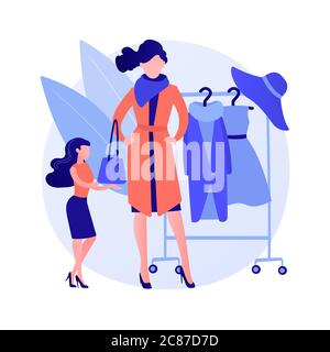 Personal stylist vector concept metaphor Stock Vector