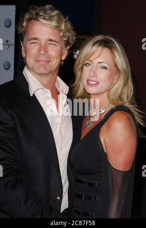 Actor John Schneider Wife Actress Elly Stock Photo 96309752