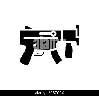 Machine Gun. Vector Stock Vector Image & Art - Alamy