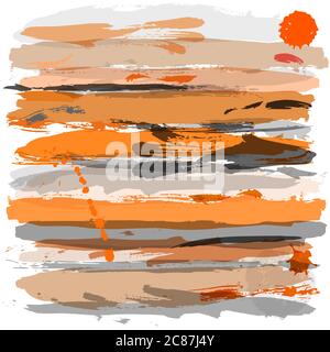 abstract background, with paint strokes and splashes Stock Vector