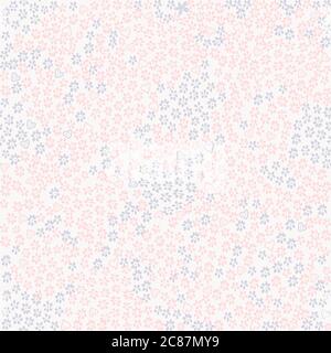 vector floral seamless pattern with flowers Stock Vector