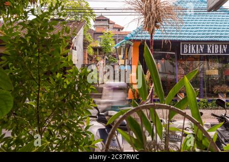 Streets of Ubud Stock Photo