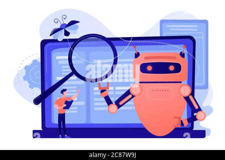 Artificial intelligence regulations concept vector illustration. Stock Vector