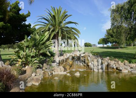 Culver City, California, USA 21st July 2020 A general view of atmosphere of Holy Cross Cemetery on July 21, 2020 in Culver City, California, USA. Photo by Barry King/Alamy Stock Photo Stock Photo