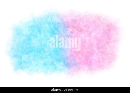 colorful rainbow abstract on natural summer watercolor hand paint background Stock Photo