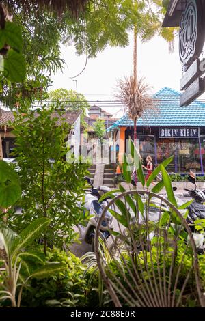 Streets of Ubud Stock Photo