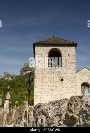 countryside church building in summer in small village Stock Photo - Alamy